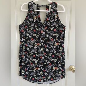 Old Navy Black Floral Dress